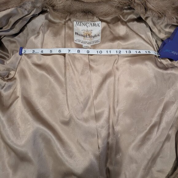Vintage Fur Coat – Minçara by Russell Taylor, Lined, No Size tag see photos - Picture 7 of 16